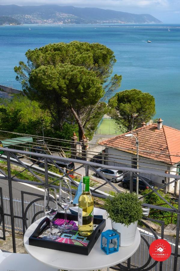 Sea View Escape La Spezia - Cadimare Apartment Bagian luar foto