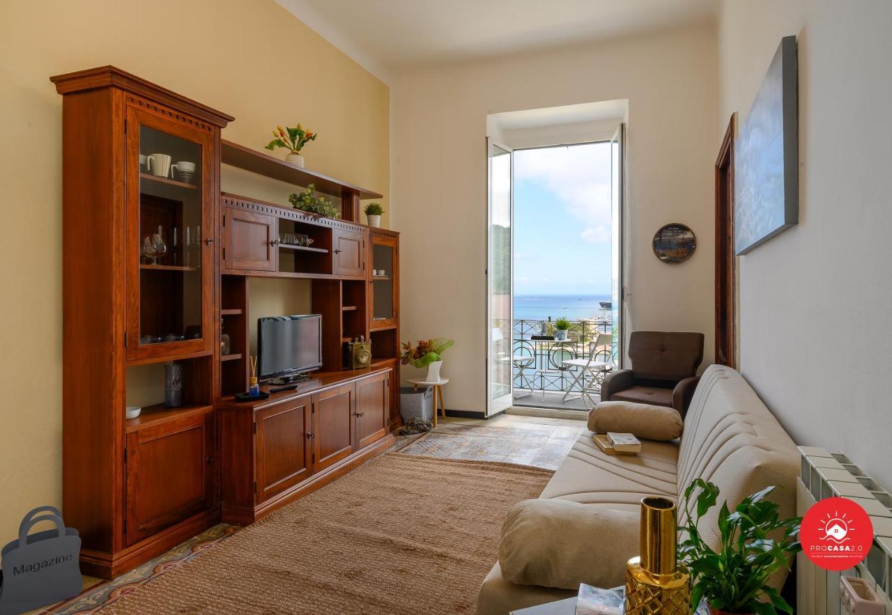 Sea View Escape La Spezia - Cadimare Apartment Bagian luar foto